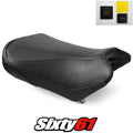 Suzuki SV650 Seat Cover with Gel 2004-2013 2014 2015 Front Black Luimoto Carbon