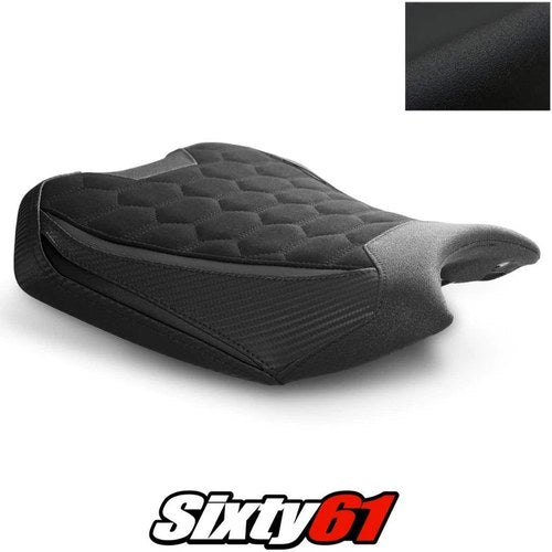 Kawasaki ZH2 Seat Cover 2020-2024 2025 2026 Front Black Luimoto Tec-Grip Suede