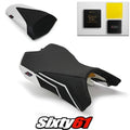 Kawasaki Ninja 1000 Seat Covers and Gel 2011-2016 Black White Luimoto Carbon