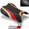 Suzuki Gsxr 600 750 Seat Cover 2006 2007 Front Black Red Luimoto Carbon