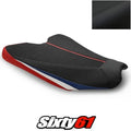 Honda Cbr 1000RR-R Fireblade Seat Cover 2020-2025 Red Luimoto Tec-Grip Suede