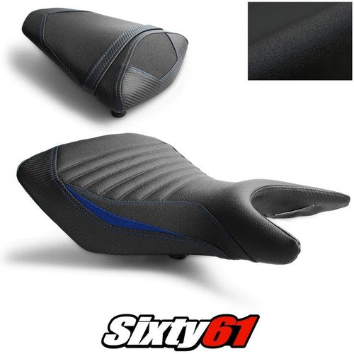 Yamaha MT03 Seat Cover 2020-2024 Front Rear Black Blue Luimoto Tec-Grip Carbon