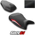 BMW S1000R Seat Cover 2021-2025 2026 Front Rear Red White Luimoto Tec-Grip Suede
