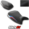 BMW S1000R Seat Cover 2021-2026 Front Rear White Blue Red Luimoto Tec-Grip Suede