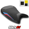 BMW S1000R Seat Cover and Gel 2021-2026 Black Blue Red Luimoto Tec-Grip Suede