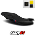 BMW F800GT Seat Cover and Gel 2013-2017 2018 2019 Black Luimoto Tec-Grip Suede