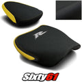 Suzuki TL1000R Seat Covers 1998-2002 2003 Yellow Silver Luimoto Tec-Grip Suede