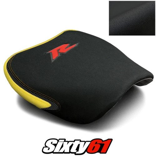 Suzuki TL1000R Seat Cover 1998-2003 Front Yellow Red Logo Luimoto Tec-Grip Suede