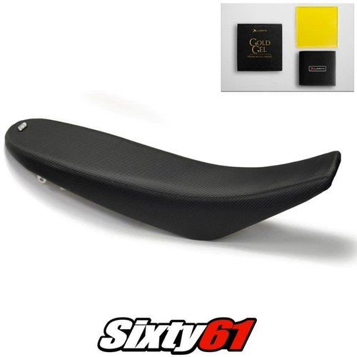 Suzuki DRZ400 Seat Cover and Gel 2000-2018 2019 2020 Front Black Luimoto Carbon