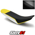 Suzuki DRZ400 Seat Cover 2000-2017 2018 2019 2020 Front Yellow Luimoto Carbon