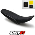 Suzuki DRZ400 Seat Cover and Gel 2000-2017 2018 2019 2020 Black Luimoto Carbon