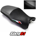 Ducati Supersport Seat Cover 1999-2006 2007 Front Silver Black Luimoto Carbon