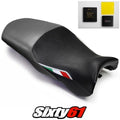Ducati Supersport Seat Cover and Gel 1999-2006 2007 Silver Black Luimoto Carbon