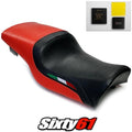 Ducati Supersport Seat Cover and Gel 1991-1995 1996 1997 1998 Red Luimoto Carbon
