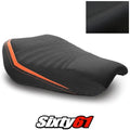 KTM 1290 Super Duke R Seat Cover 2020-2022 2023 Black Orange Luimoto Tec-Grip