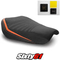 KTM 1290 Super Duke R Seat Cover and Gel 2020-2023 Black Orange Luimoto Tec-Grip