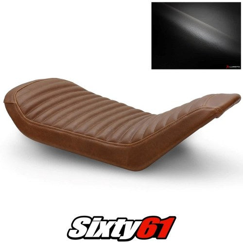 Husqvarna Svartpilen 701 Seat Cover 2018-2022 2023 Vintage Brown Luimoto Leather