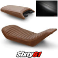 Husqvarna Svartpilen 701 Seat Covers 2018-2023 Vintage Brown Luimoto Leather