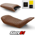 Husqvarna Svartpilen 701 Seat Covers Gel 2018-2023 Vintage Brown Luimoto Leather