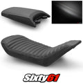 Husqvarna Svartpilen 701 Seat Covers 2018-2023 Vintage Black Luimoto Leather