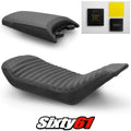 Husqvarna Svartpilen 701 Seat Covers Gel 2018-2023 Vintage Black Luimoto Leather