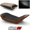 Husqvarna Svartpilen 701 Seat Covers 2018-2022 2023 Vintage Brown Luimoto Suede
