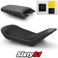 Husqvarna Svartpilen 701 Seat Covers Gel 2018-2023 Vintage Black Luimoto Suede
