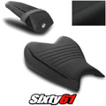 Yamaha R7 Seat Cover 2021-2023 2024 2025 Front Rear Black Luimoto Tec-Grip Suede