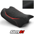 Ducati Panigale V4R Seat Cover 2019-2021 Black Italia Luimoto Tec-Grip Suede