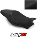 Ducati Monster 821 1200 Seat Cover 2017 2018 2019 2020 2021 Black Luimoto Suede