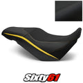 Suzuki V-Strom 650 Seat Cover 2017-2021 2022 2023 2024 Yellow Luimoto Tec-Grip