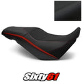Suzuki V-Strom 650 Seat Cover 2017-2022 2023 2024 Black Red Luimoto Tec-Grip