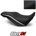 Suzuki V-Strom 650 Seat Cover 2017-2021 2022 2023 2024 White Luimoto Tec-Grip
