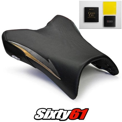 Yamaha FZ1 Seat Cover and Gel 2006-2012 2013 2014 2015 2016 Black Luimoto Carbon
