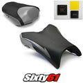 Yamaha FZ1 Seat Covers and Gel 2006-2013 2014 2015 2016 Silver Luimoto Carbon