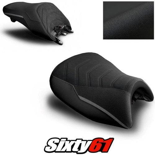 BMW K1600GT Seat Covers 2010-2023 2024 2025 2026 Black Luimoto Tec-Grip Suede