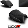 BMW K1600GT Seat Covers 2010-2023 2024 2025 2026 Black Luimoto Tec-Grip Suede