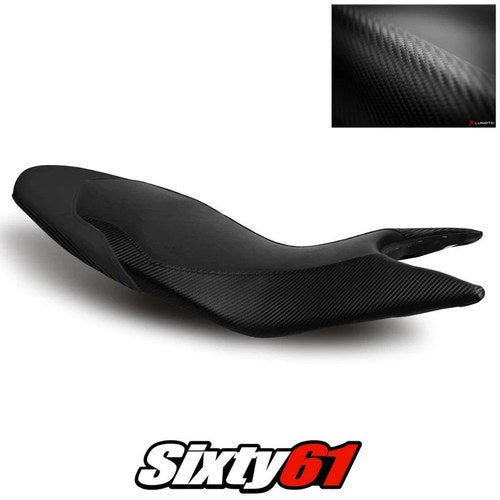 Ducati Hypermotard Seat Cover 2013 2014 2015 2016 2017 2018 Black Luimoto Carbon