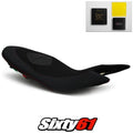 Ducati Hypermotard Seat Cover and Gel 2013-2018 Black Luimoto Tec-Grip Suede