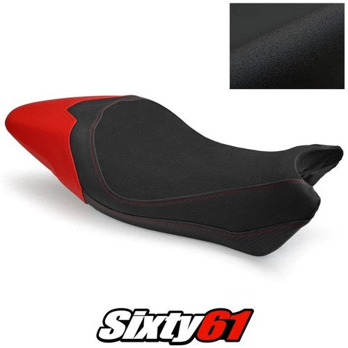 Ducati Monster 797 Seat Cover 2017 2018 2019 2020 Red Luimoto Suede Carbon