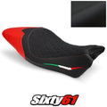 Ducati Monster 797 Seat Cover 2017 2018 2019 2020 Red Luimoto Suede Carbon