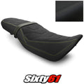 Honda Grom Seat Cover 2016-2019 2020 Black Yellow Stitch Luimoto Tec-Grip Carbon