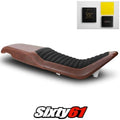Husqvarna Vitpilen 401 Seat Cover & Gel 2020-23 Vintage Dark Brown Luimoto Suede