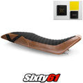 Husqvarna Vitpilen 401 Seat Cover and Gel 2018 2019 Vintage Brown Luimoto Suede