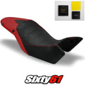 Triumph Speed Triple Seat Cover and Gel 2011-2014 2015 Black Red Luimoto Carbon