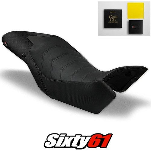 Triumph Speed Triple Seat Cover and Gel 2011-2014 2015 Black Luimoto Carbon