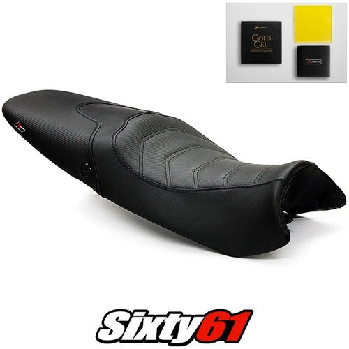 Triumph Speed Triple Seat Cover and Gel 2008 2009 2010 Black Luimoto Carbon