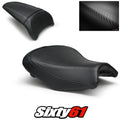 Kawasaki Ninja 650 Seat Covers 2017-2022 2023 2024 2025 Black Luimoto Carbon