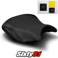 Kawasaki Ninja 650 Seat Cover and Gel 2017-2026 Black Green Luimoto Tec-Grip