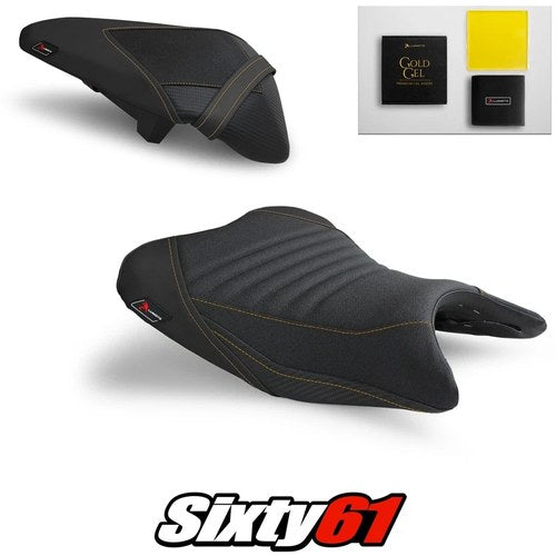 Kawasaki Ninja 400 Seat Cover and Gel 2018-2021 2022 2023 Black Luimoto Tec-Grip
